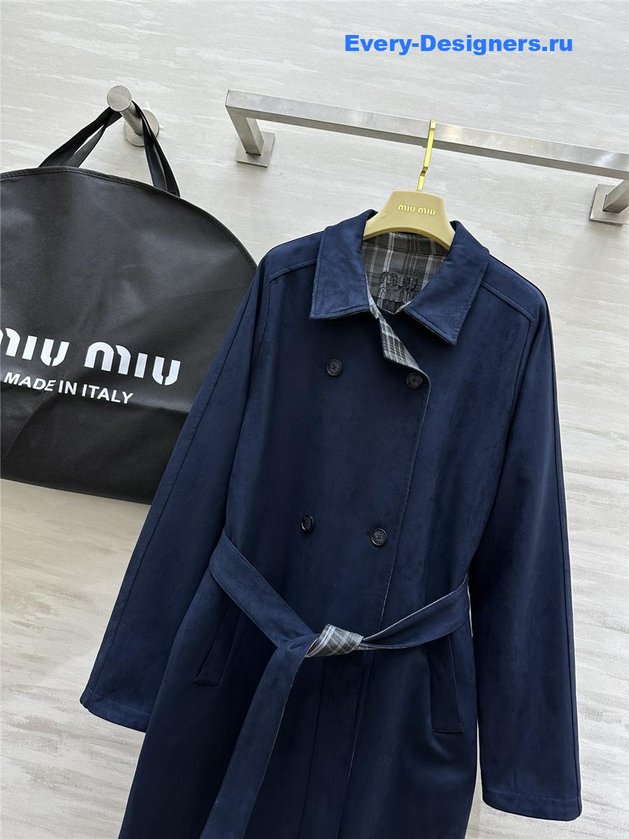 M1um1u reversible trench coat