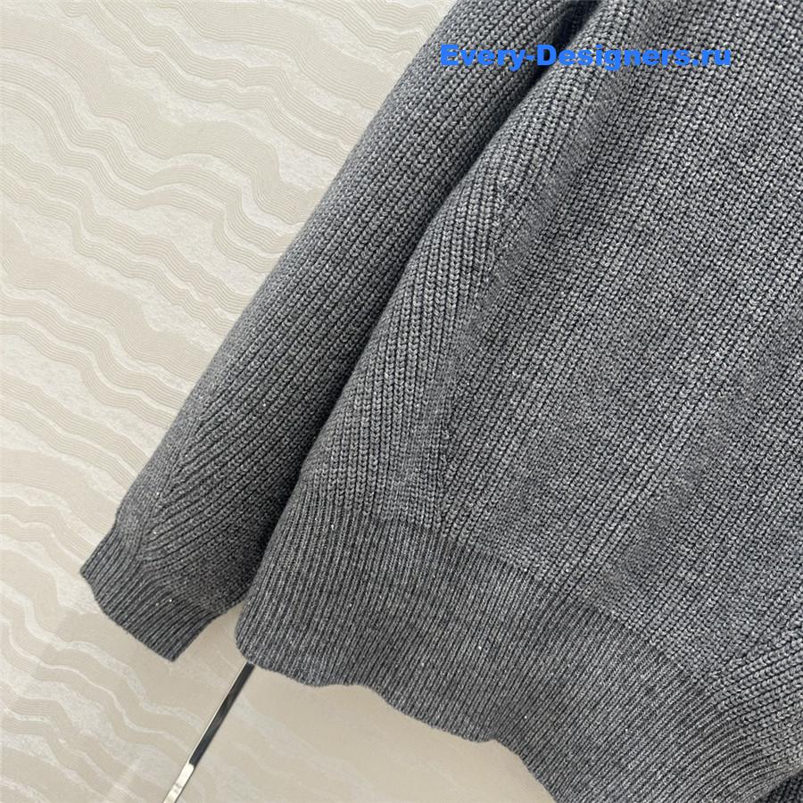 BC Turtleneck Cashmere Sweater Grey