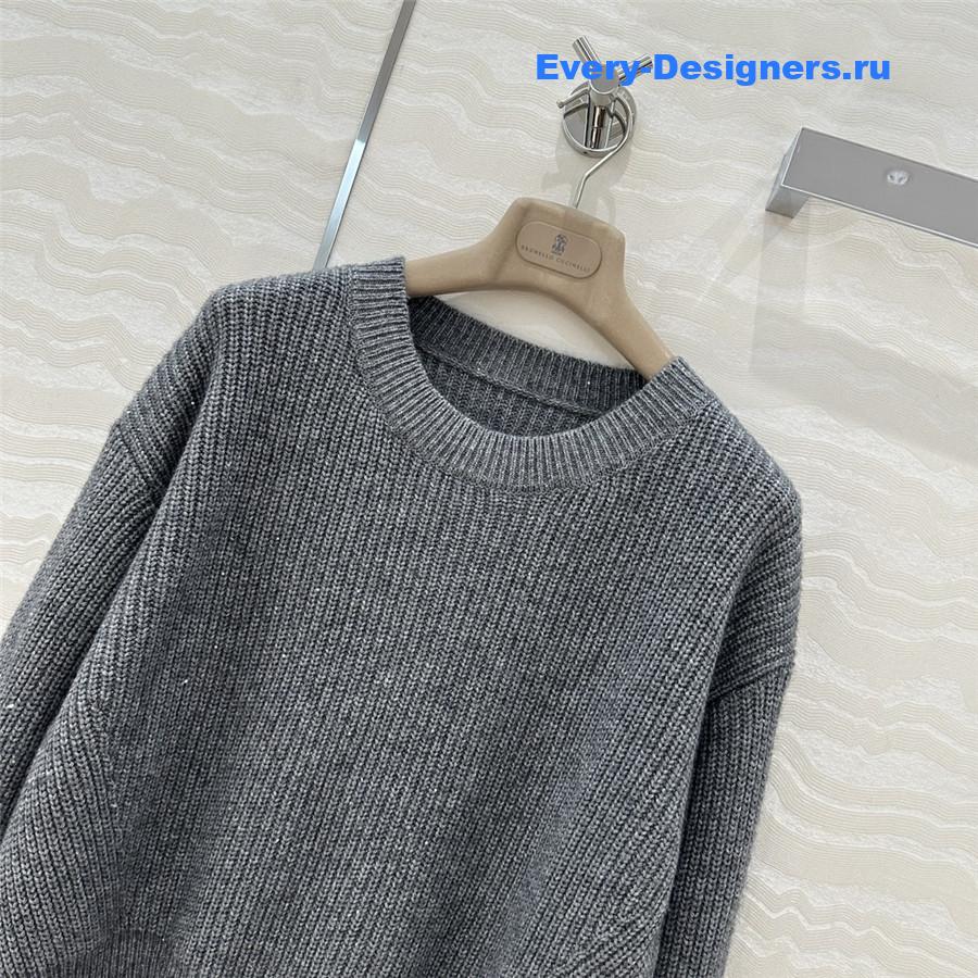 BC Crew-Neck Cashmere Sweater Grey
