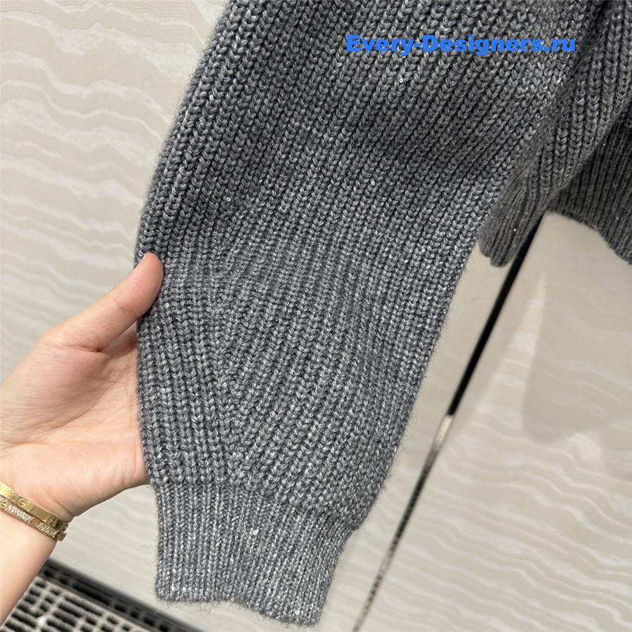 BC Crew-Neck Cashmere Sweater Grey