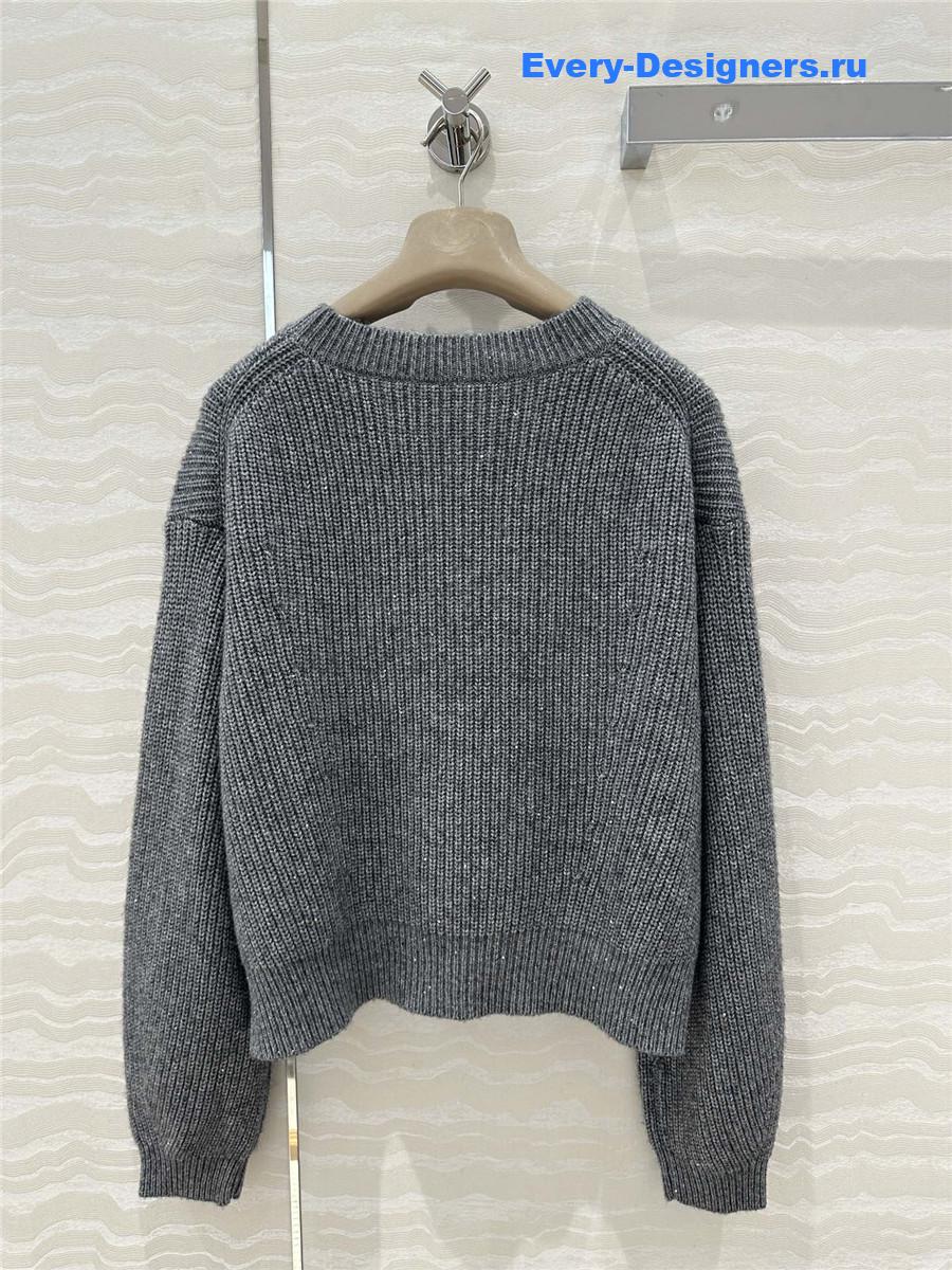 BC Crew-Neck Cashmere Sweater Grey