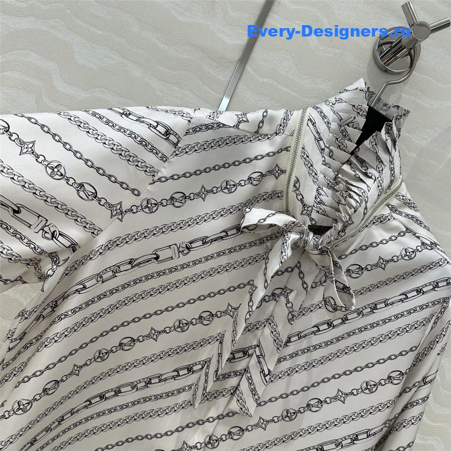 l0vis Vvtt0n lv printed silk shirt