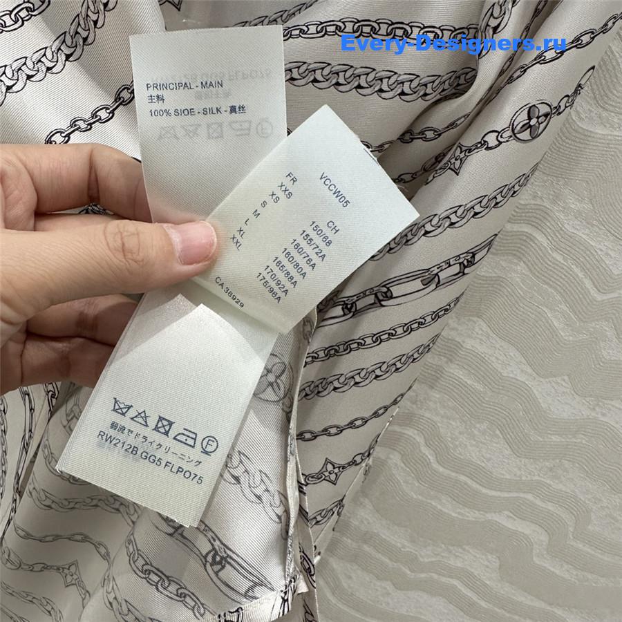 l0vis Vvtt0n lv printed silk shirt