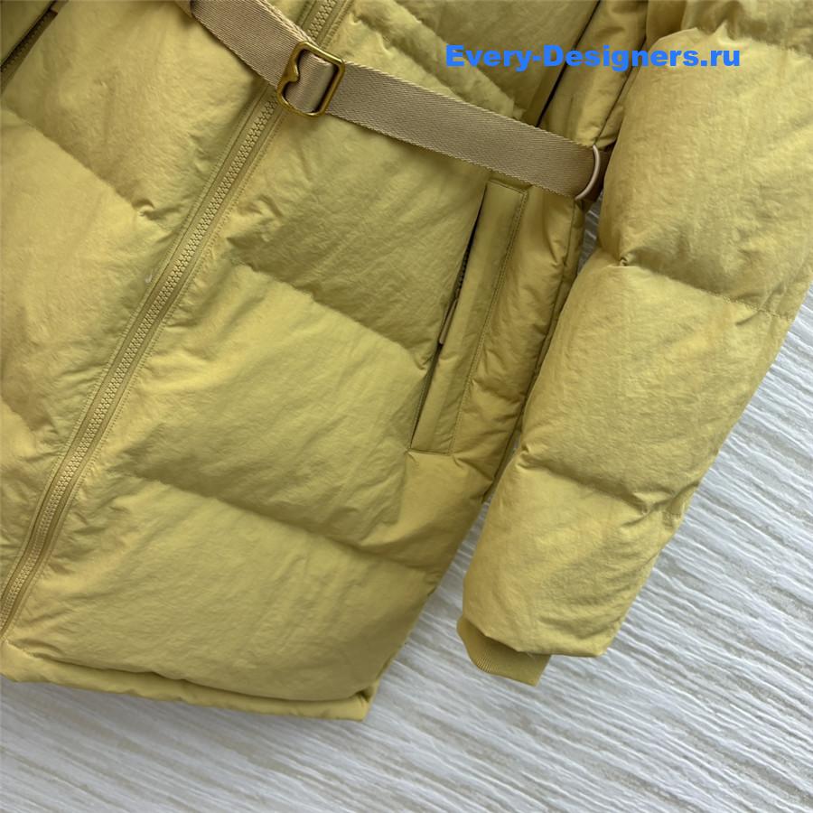Bv*b*rry long h-line down jacket