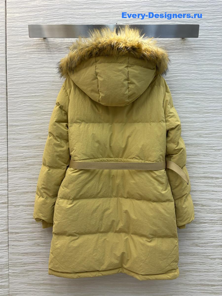 Bv*b*rry long h-line down jacket
