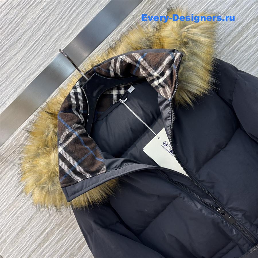 Bv*b*rry long h-line down jacket