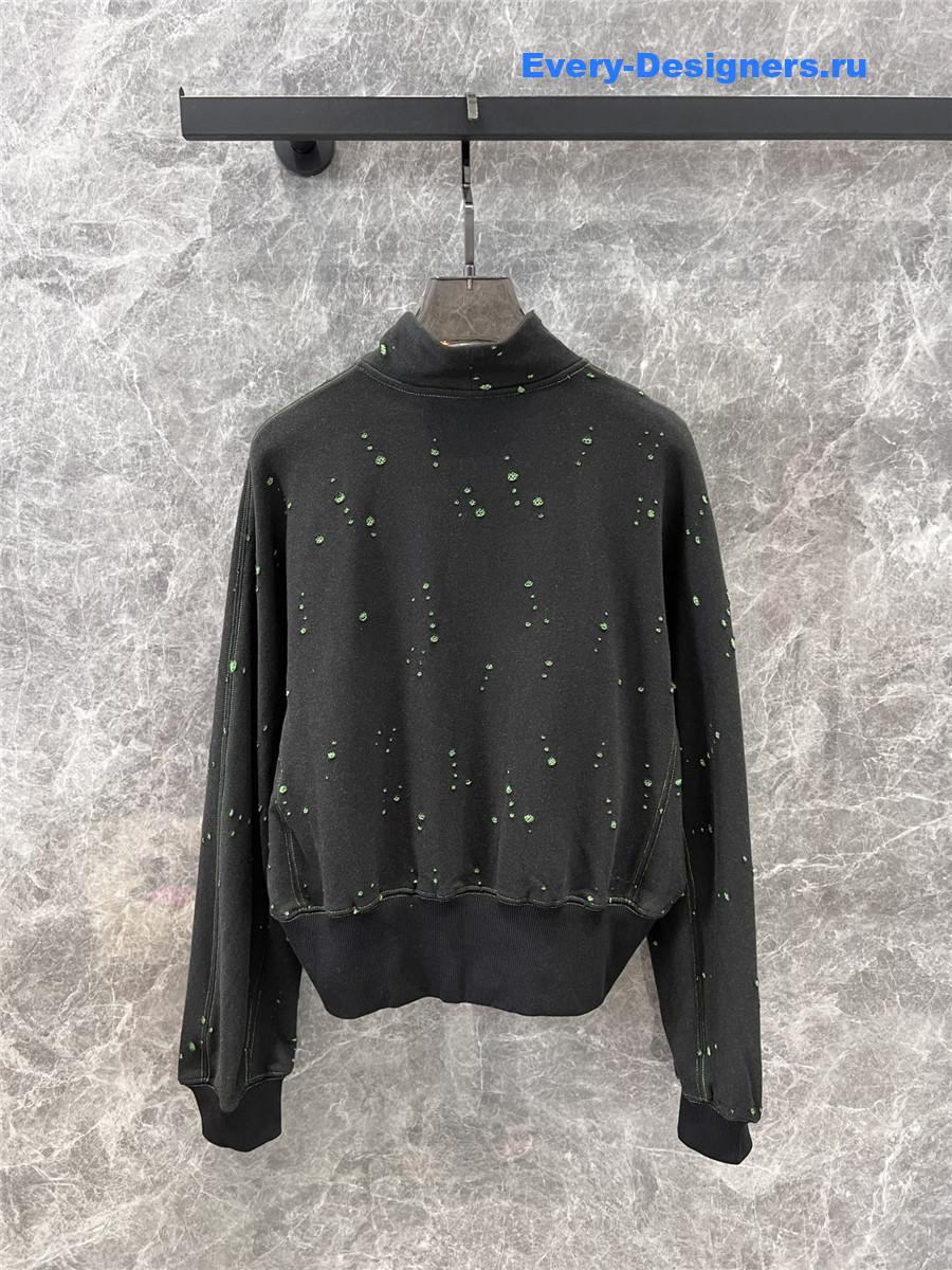 A1exa*der wang cropped half-zip sweatshirt