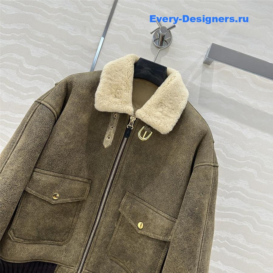 Ce1i*e shearling coat