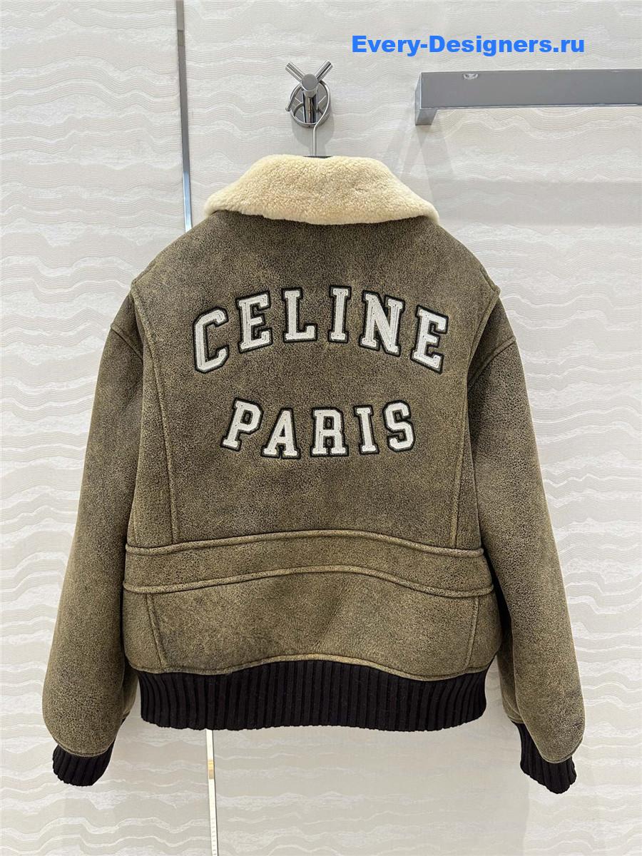 Ce1i*e shearling coat