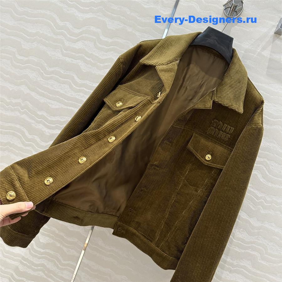 M1um1u corduroy jacket
