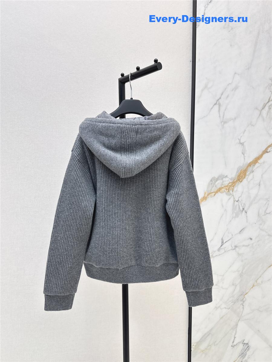 Vanitoo knitted quilted jacket