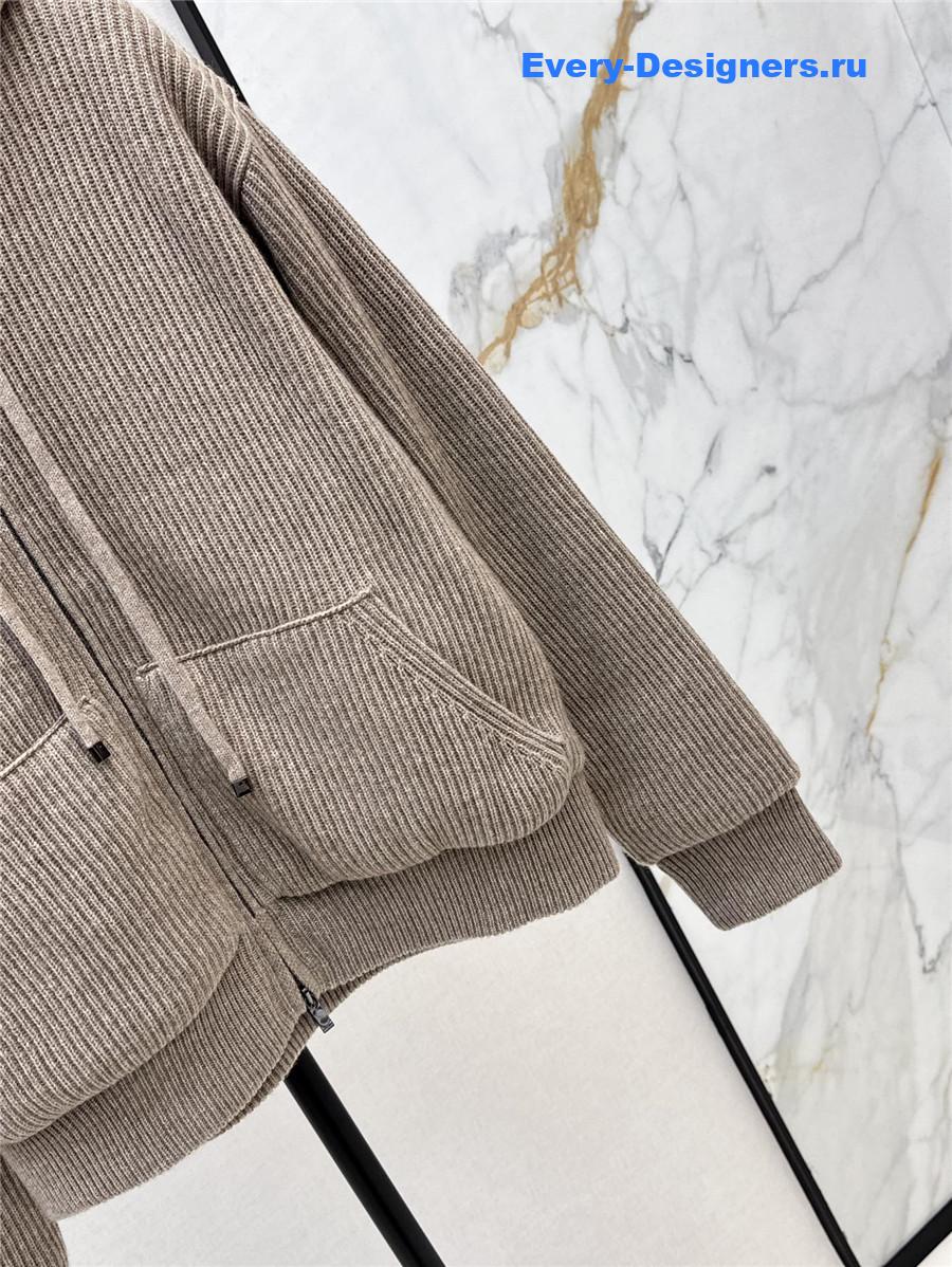 Vanitoo knitted quilted jacket