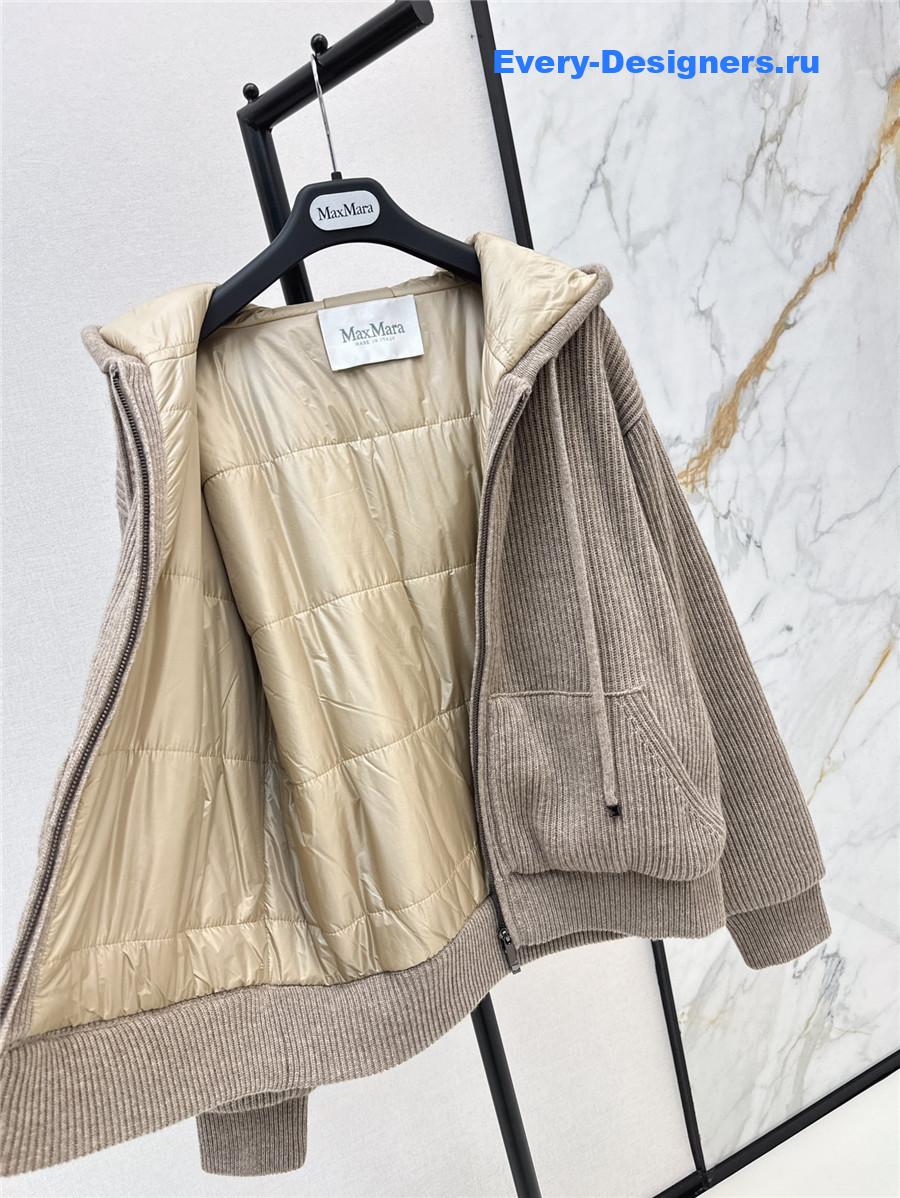 Vanitoo knitted quilted jacket