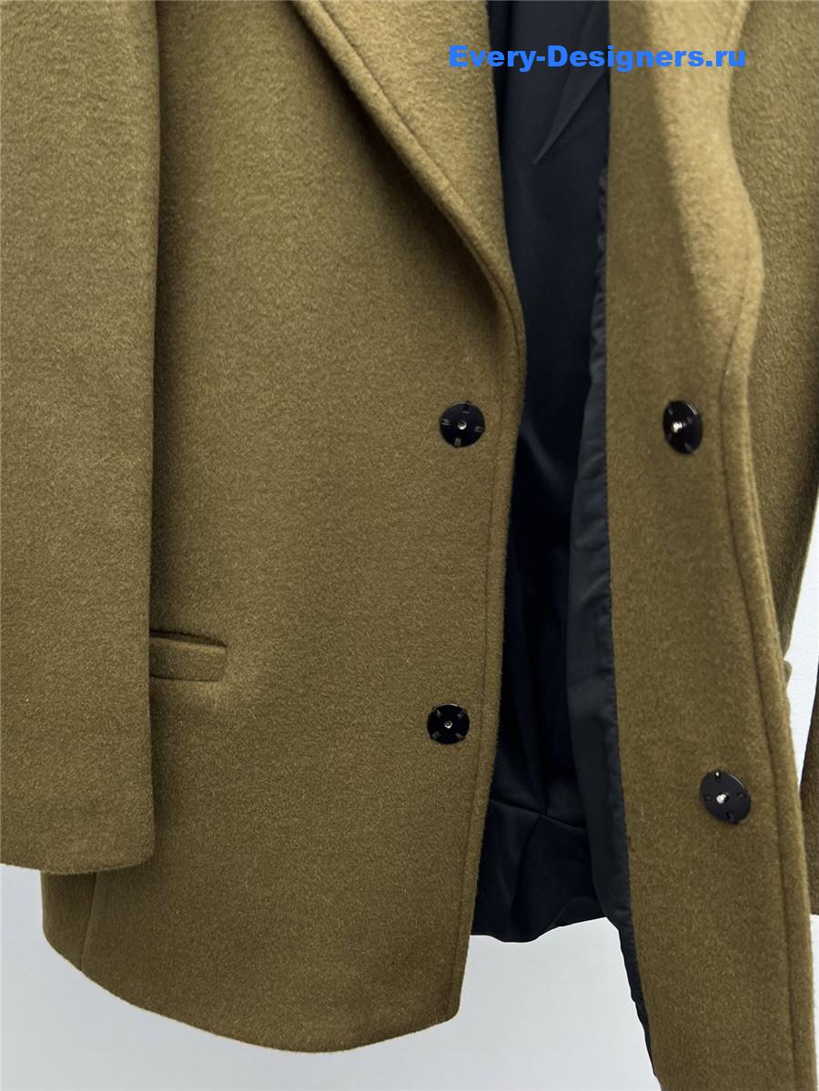 Y51 cocoon wool coat