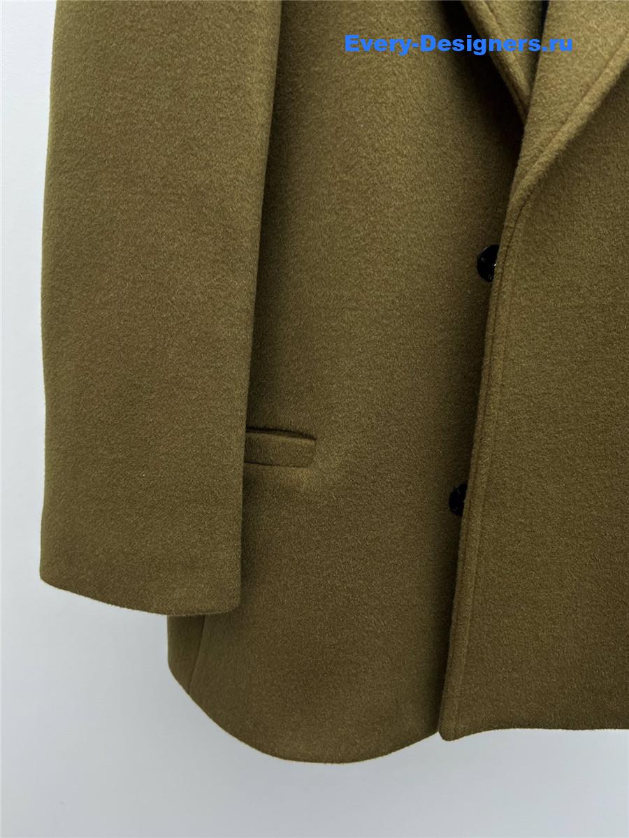Y51 cocoon wool coat