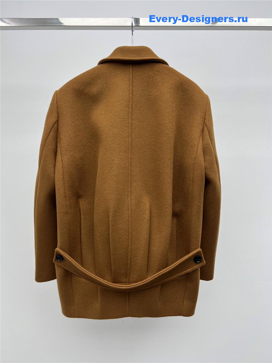Y51 cocoon wool coat