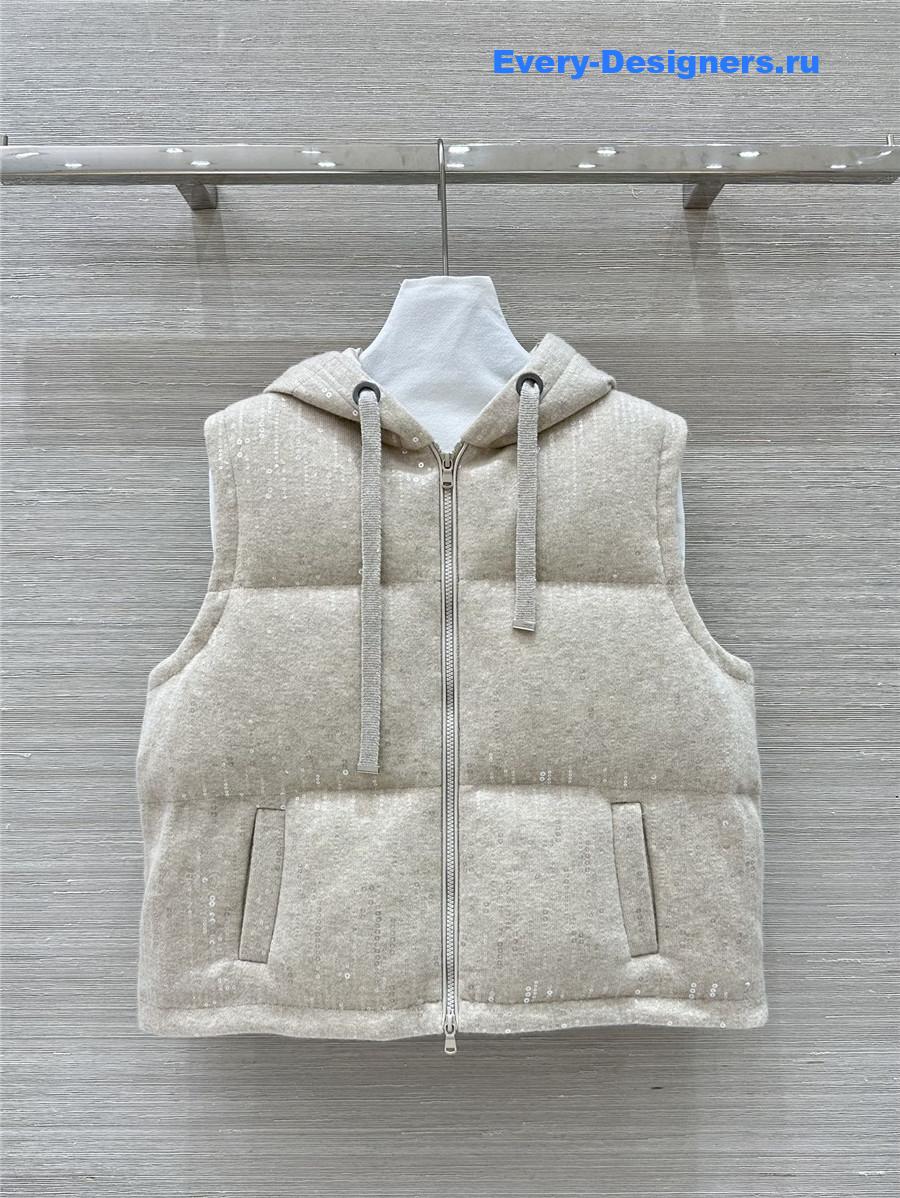 BC Cashmere Shell Goose Down Vest