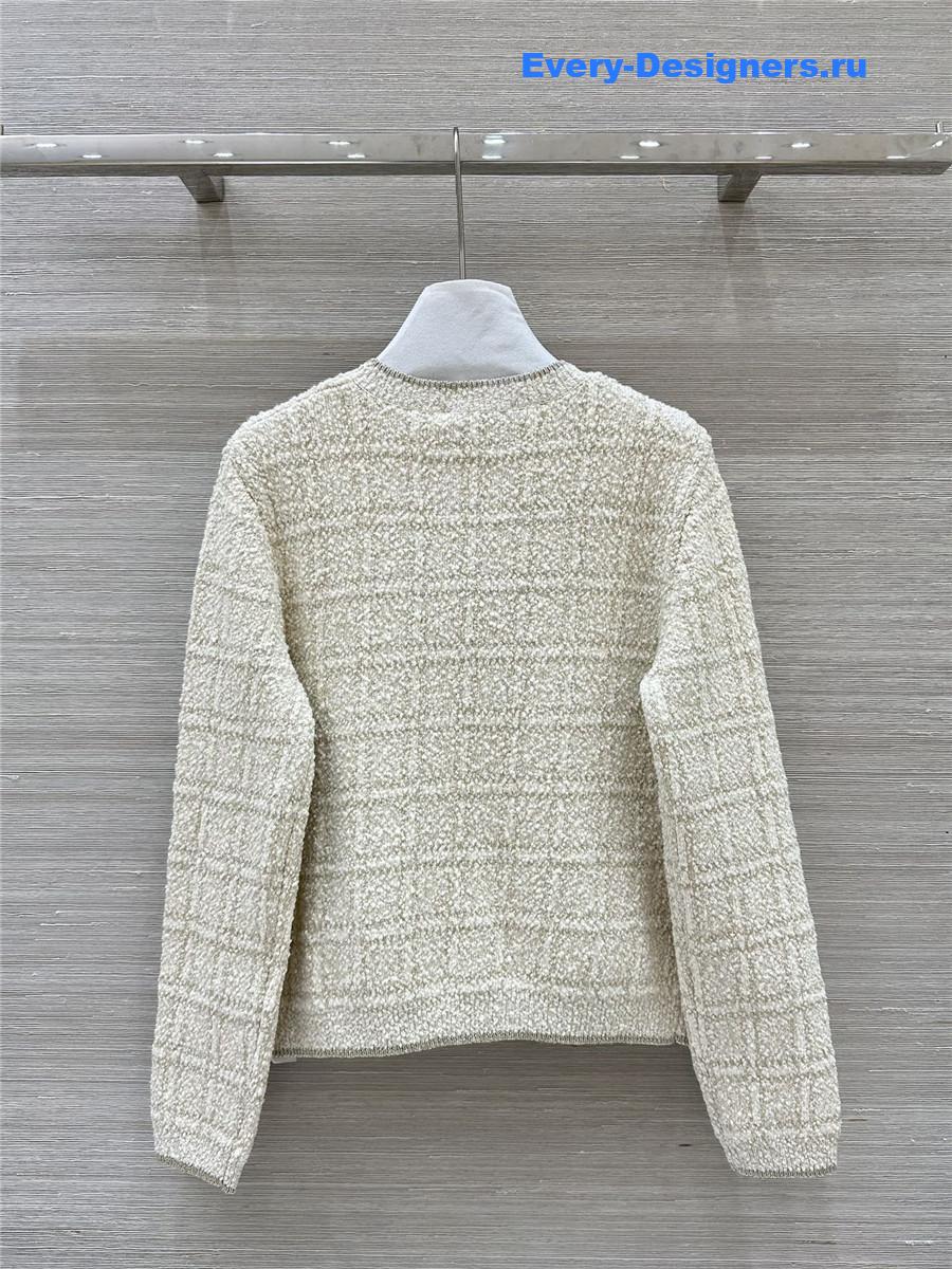 Gvc*1 gold check cardigan jacket