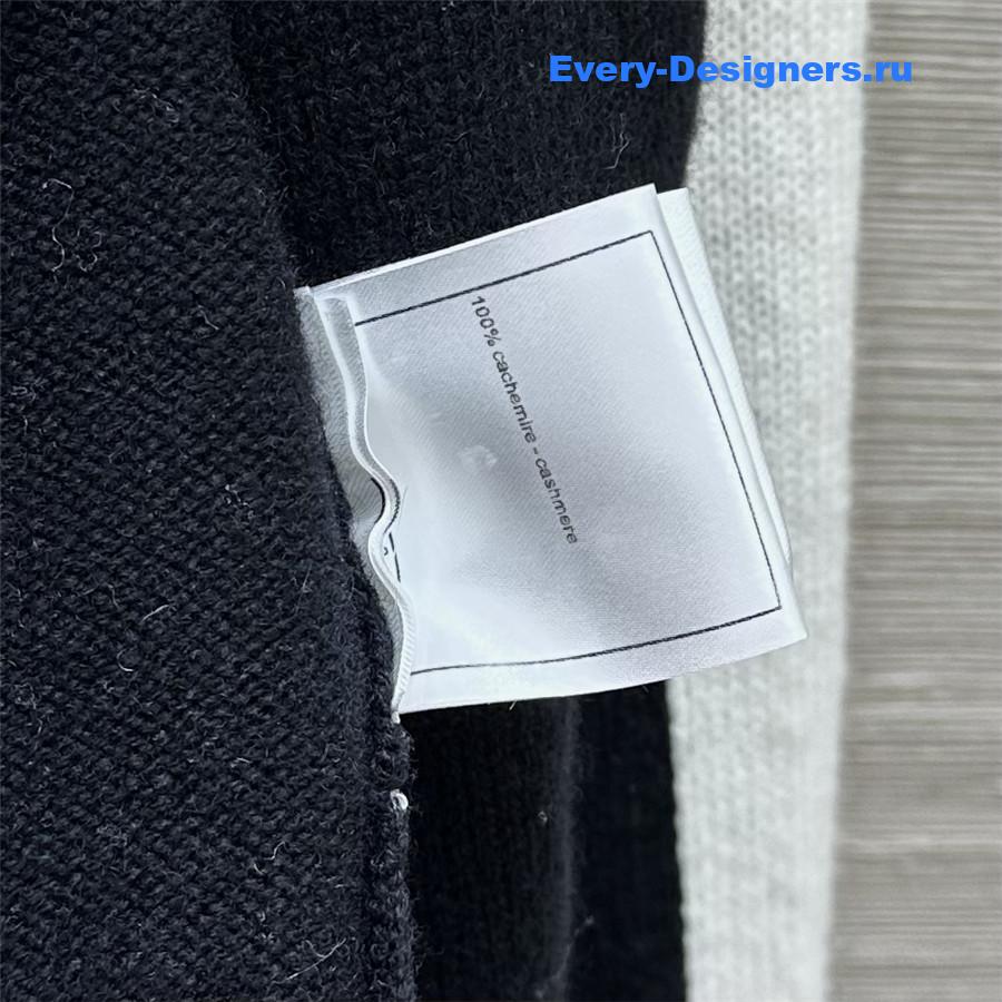 Ch**el hooded zip-up cardigan