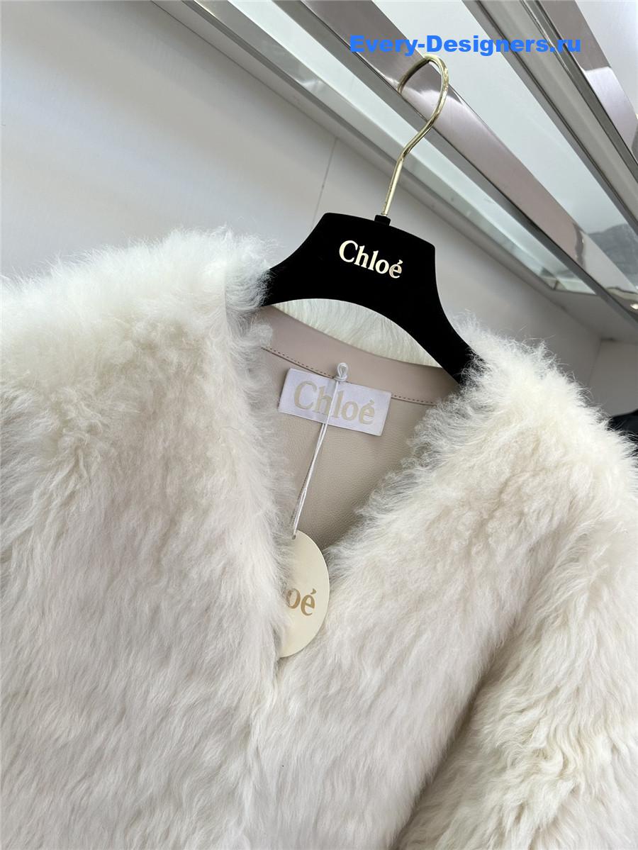 Chloé shearling coat