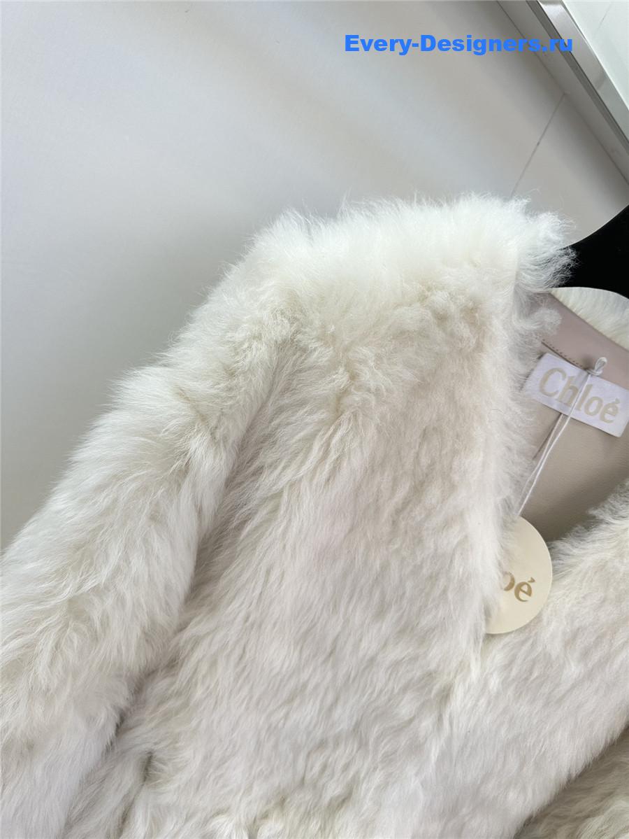 Chloé shearling coat