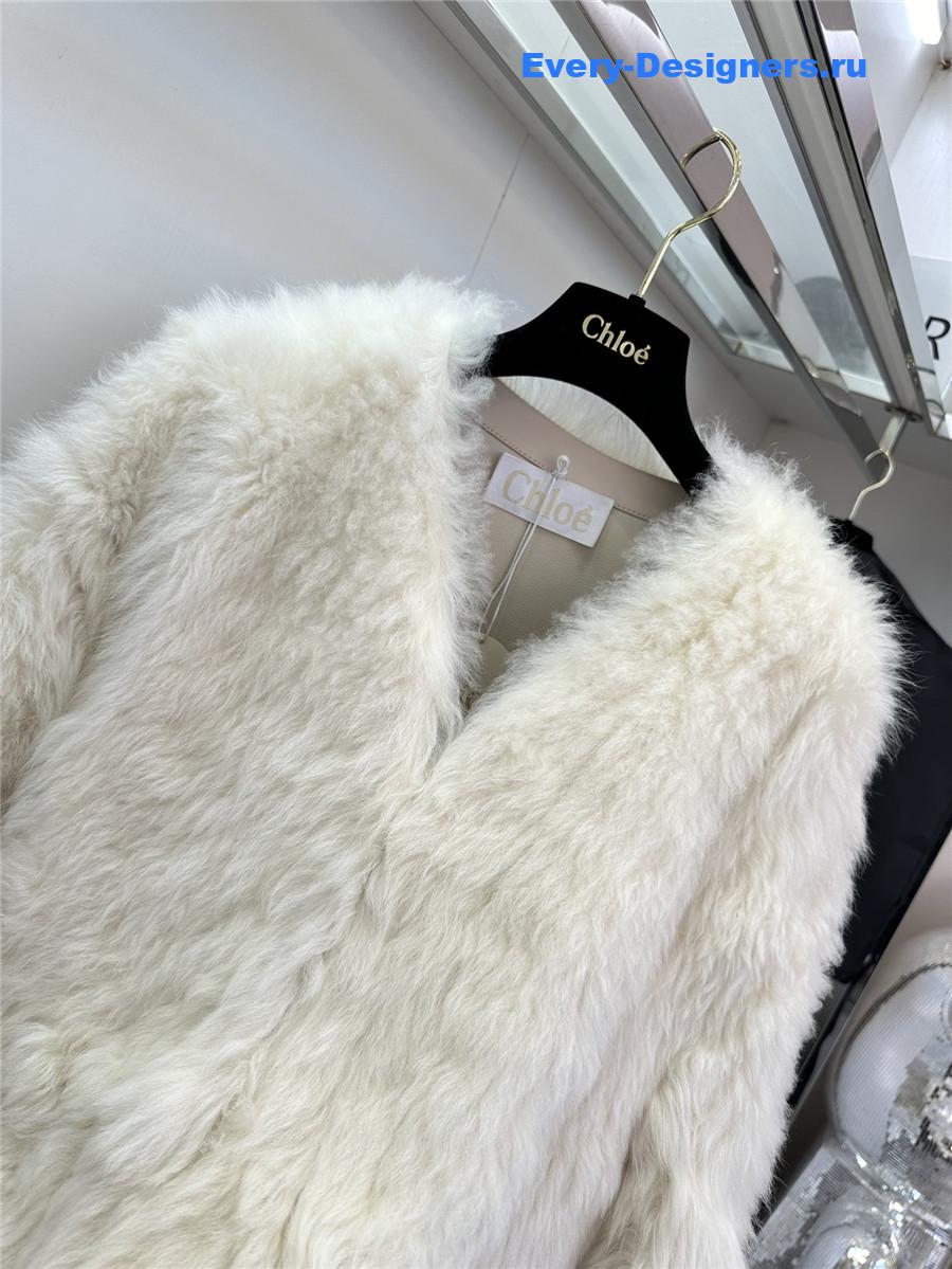 Chloé shearling coat