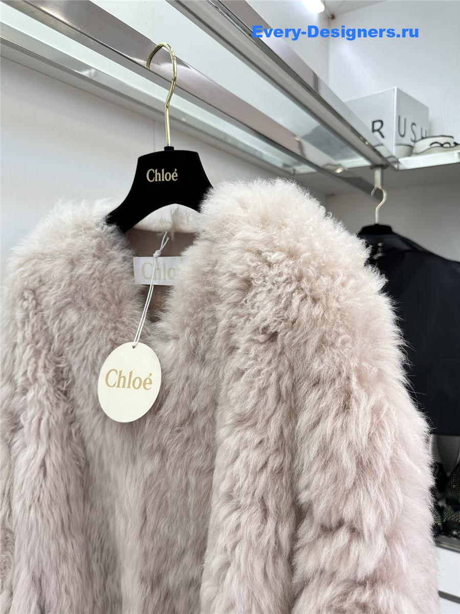 Chloé shearling coat