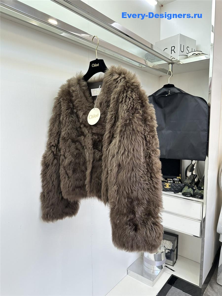 Chloé shearling coat