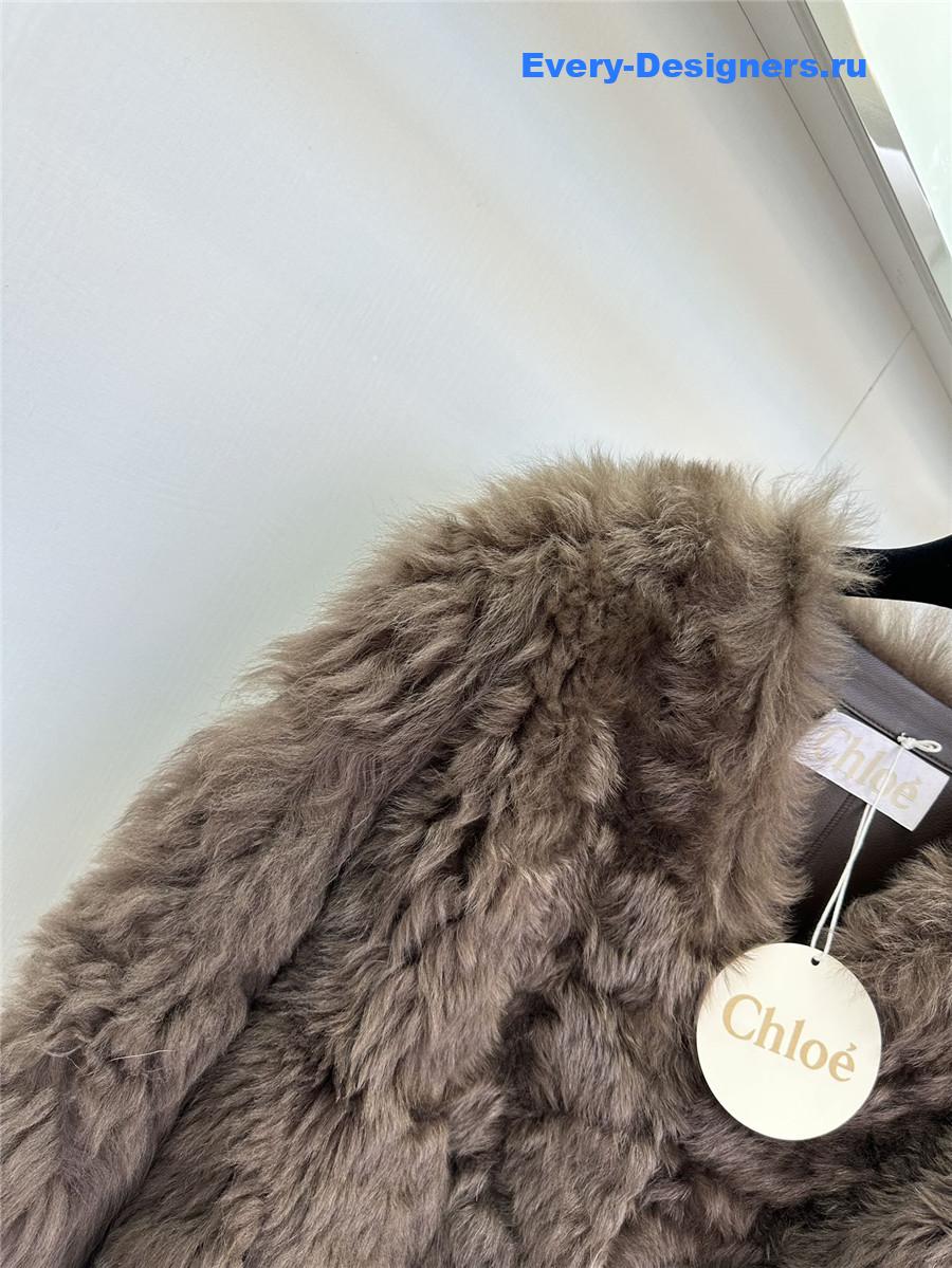 Chloé shearling coat