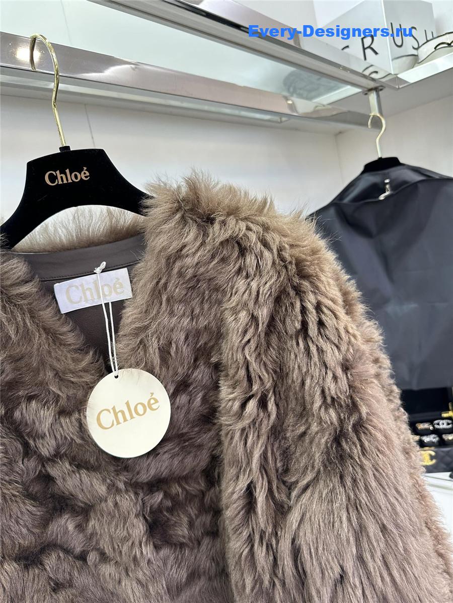 Chloé shearling coat
