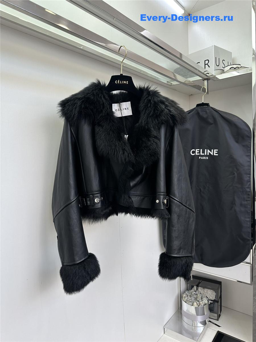 Ce1i*e shearling coat
