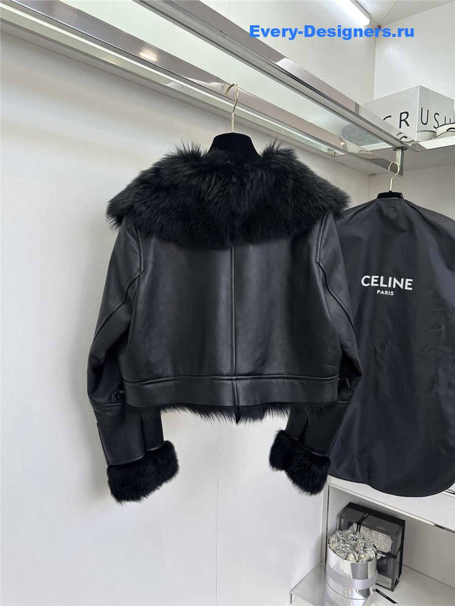 Ce1i*e shearling coat