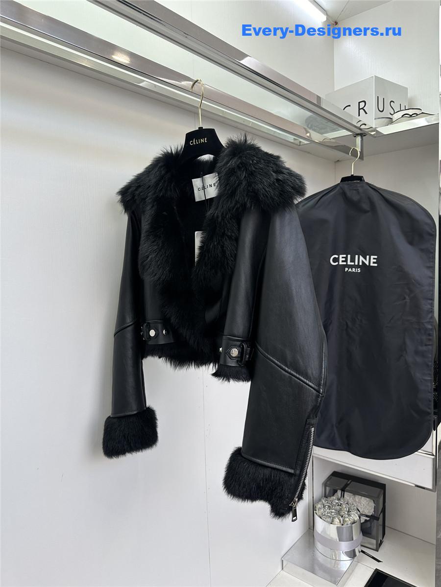 Ce1i*e shearling coat