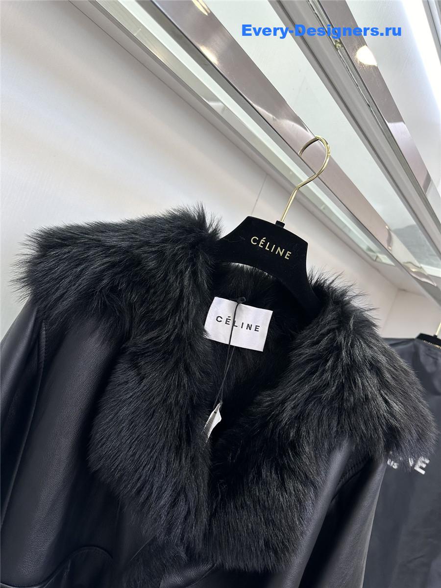 Ce1i*e shearling coat