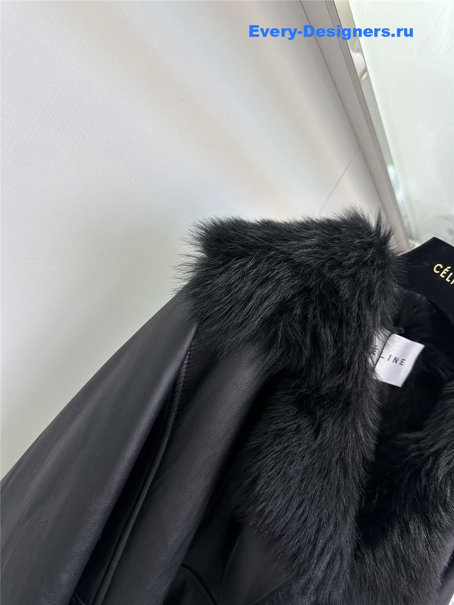 Ce1i*e shearling coat