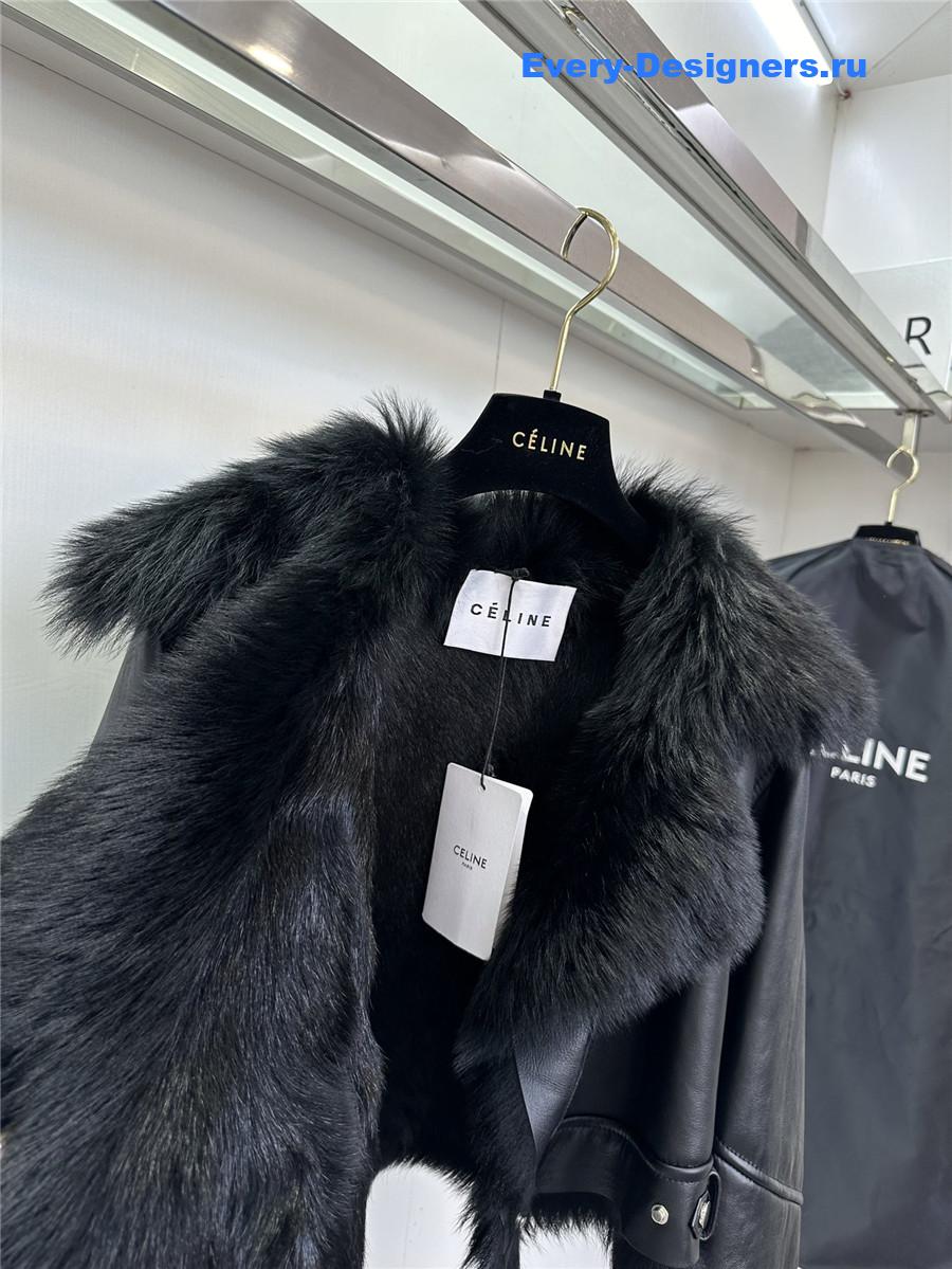 Ce1i*e shearling coat