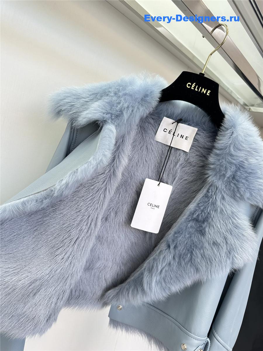 Ce1i*e shearling coat