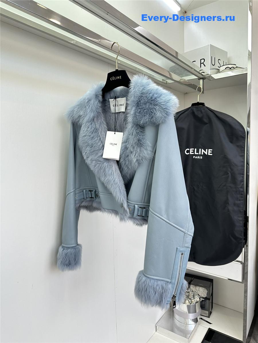 Ce1i*e shearling coat
