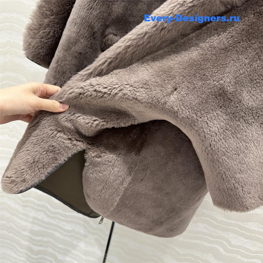 BC Cape Shearling Coat