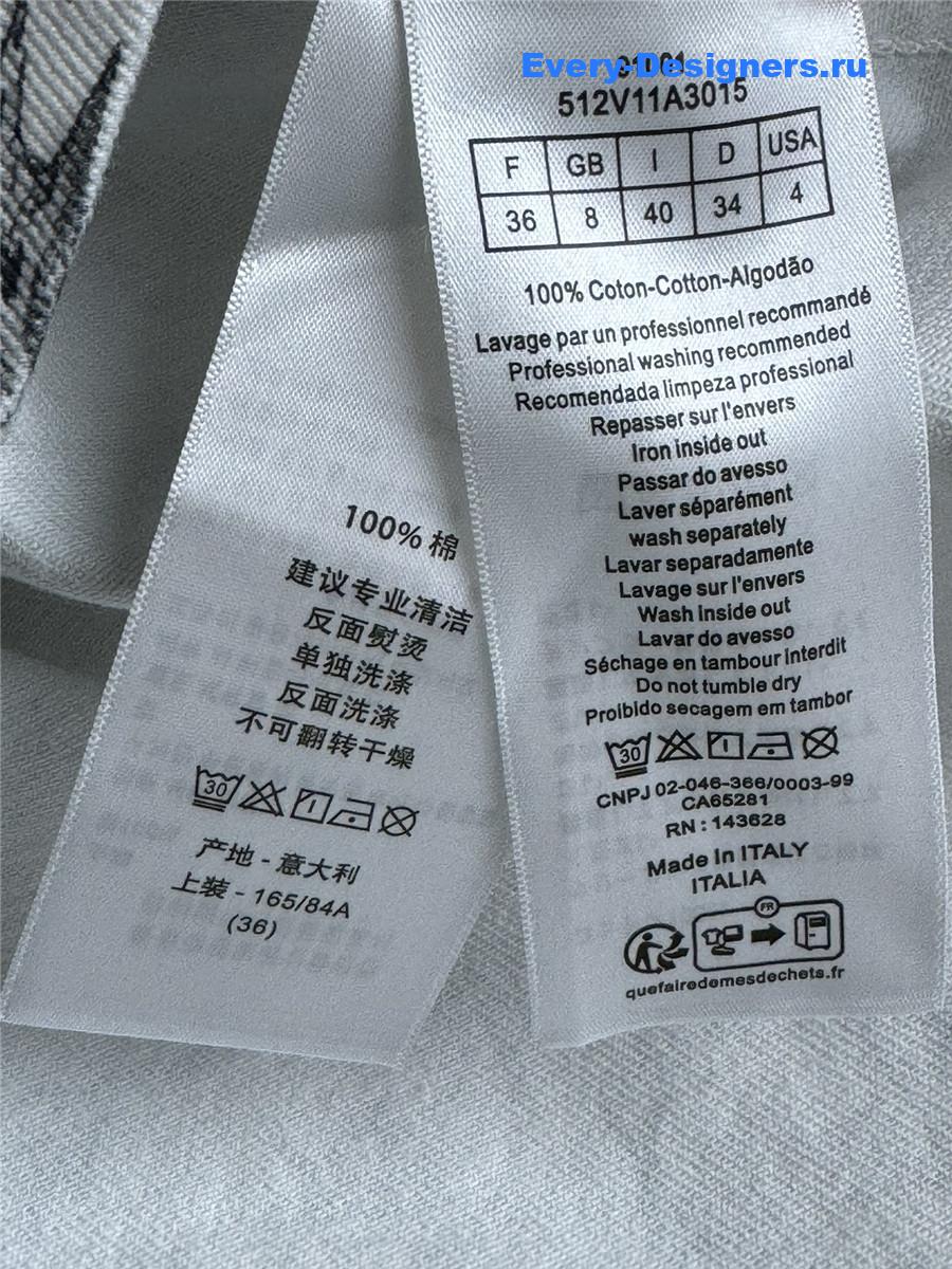 D10r jouy floral denim jacket