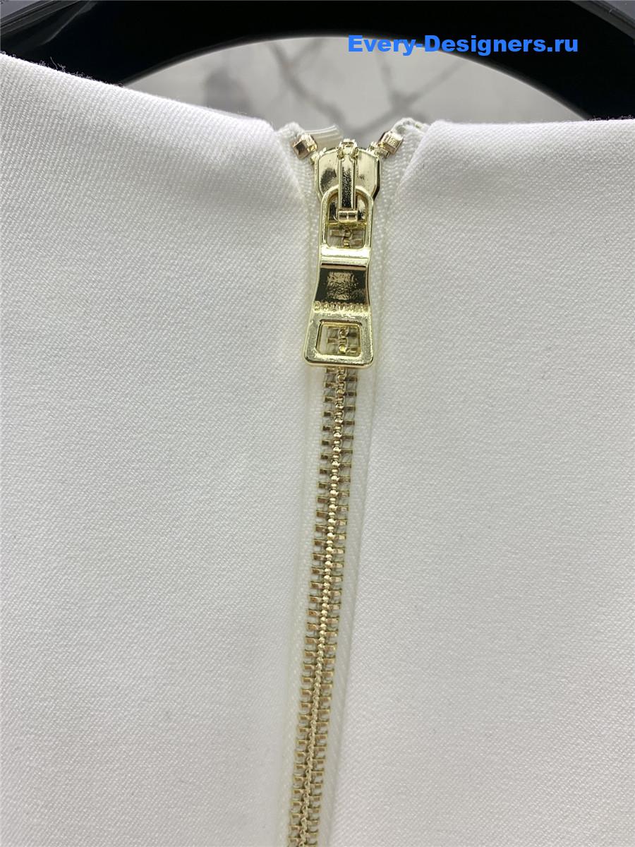 Balmain grained wool skirt suit