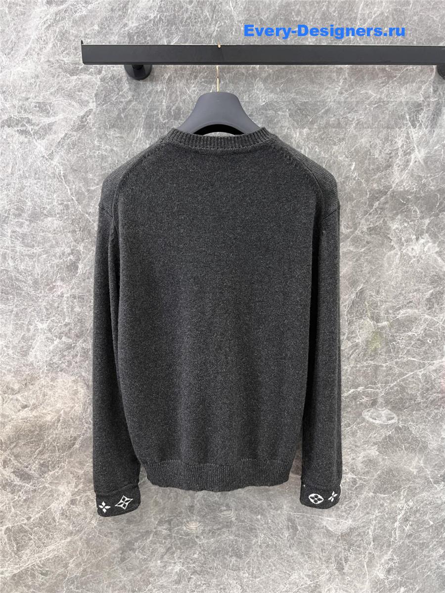 l0vis Vvtt0n cuffs cashmere sweater grey