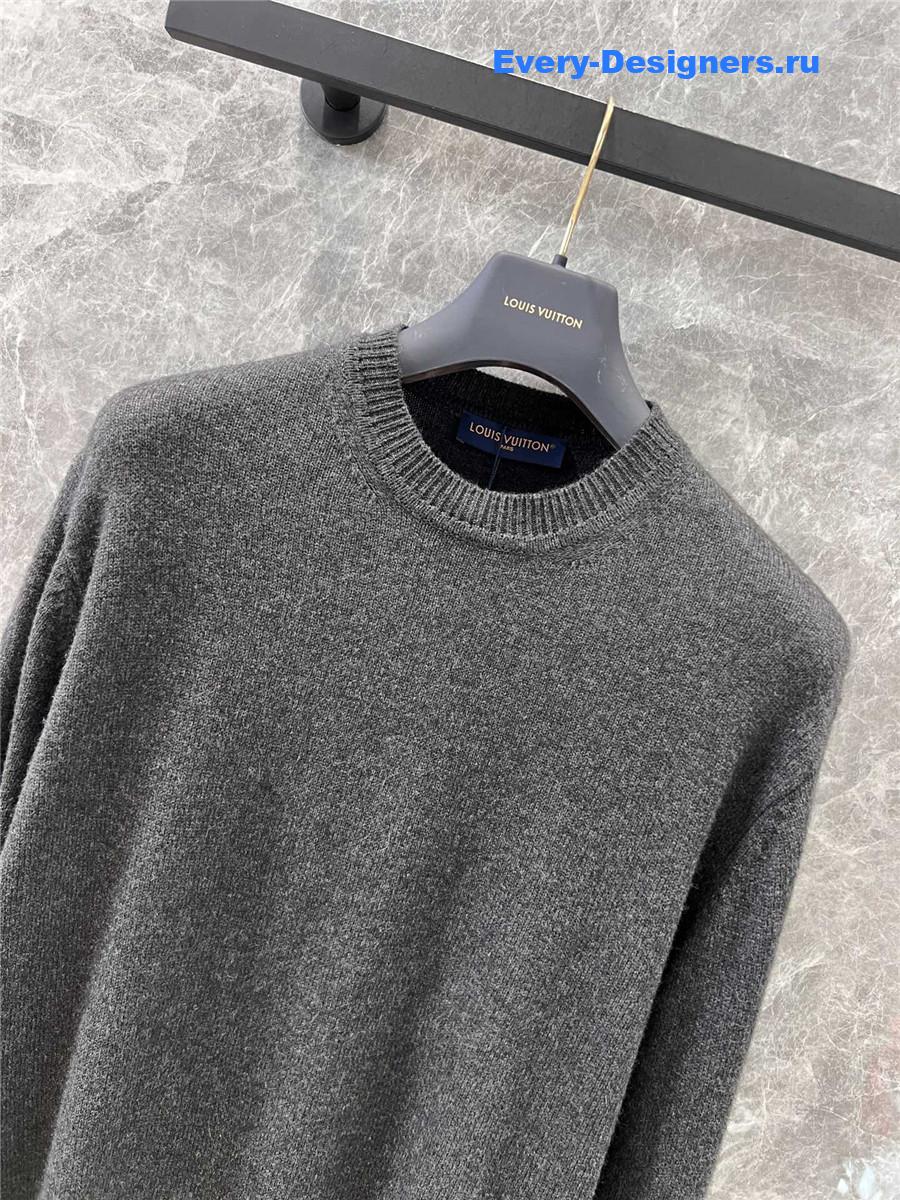 l0vis Vvtt0n cuffs cashmere sweater grey