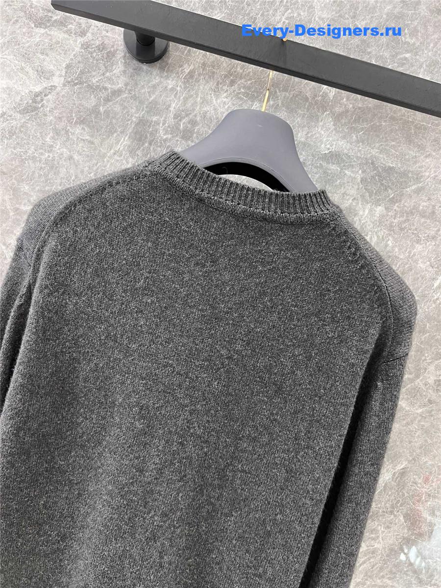 l0vis Vvtt0n cuffs cashmere sweater grey