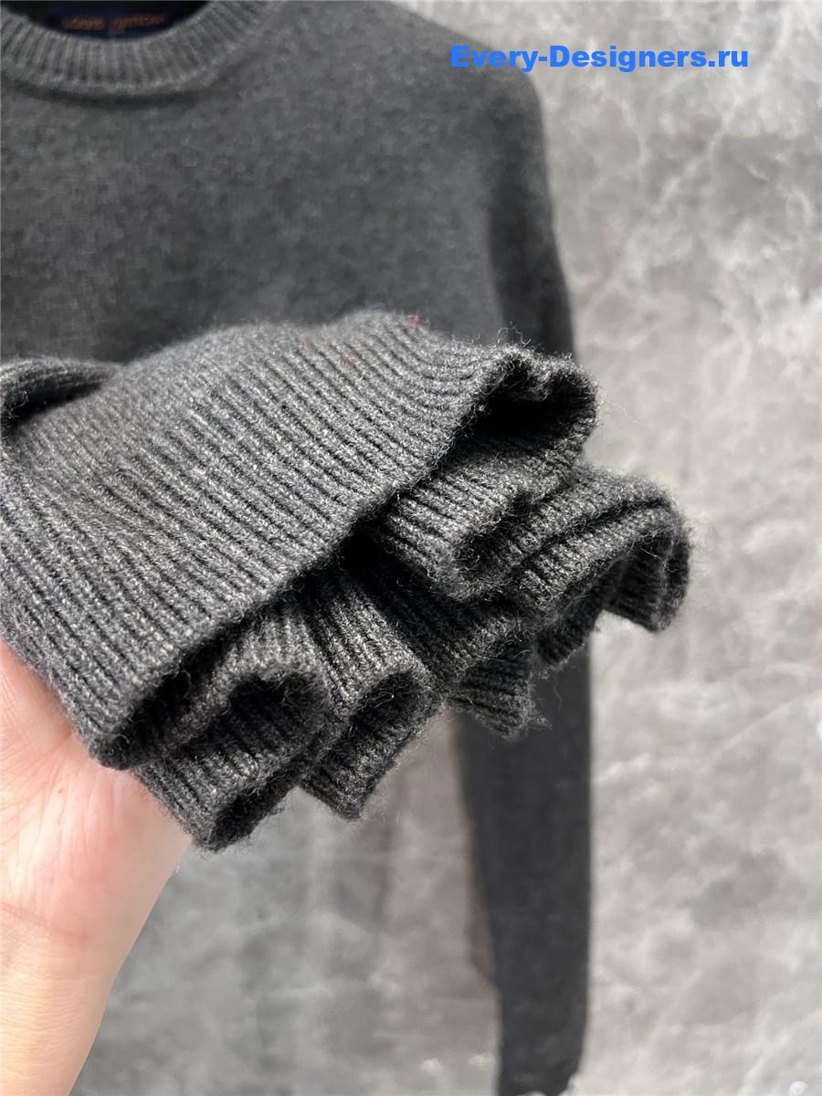 l0vis Vvtt0n cuffs cashmere sweater grey