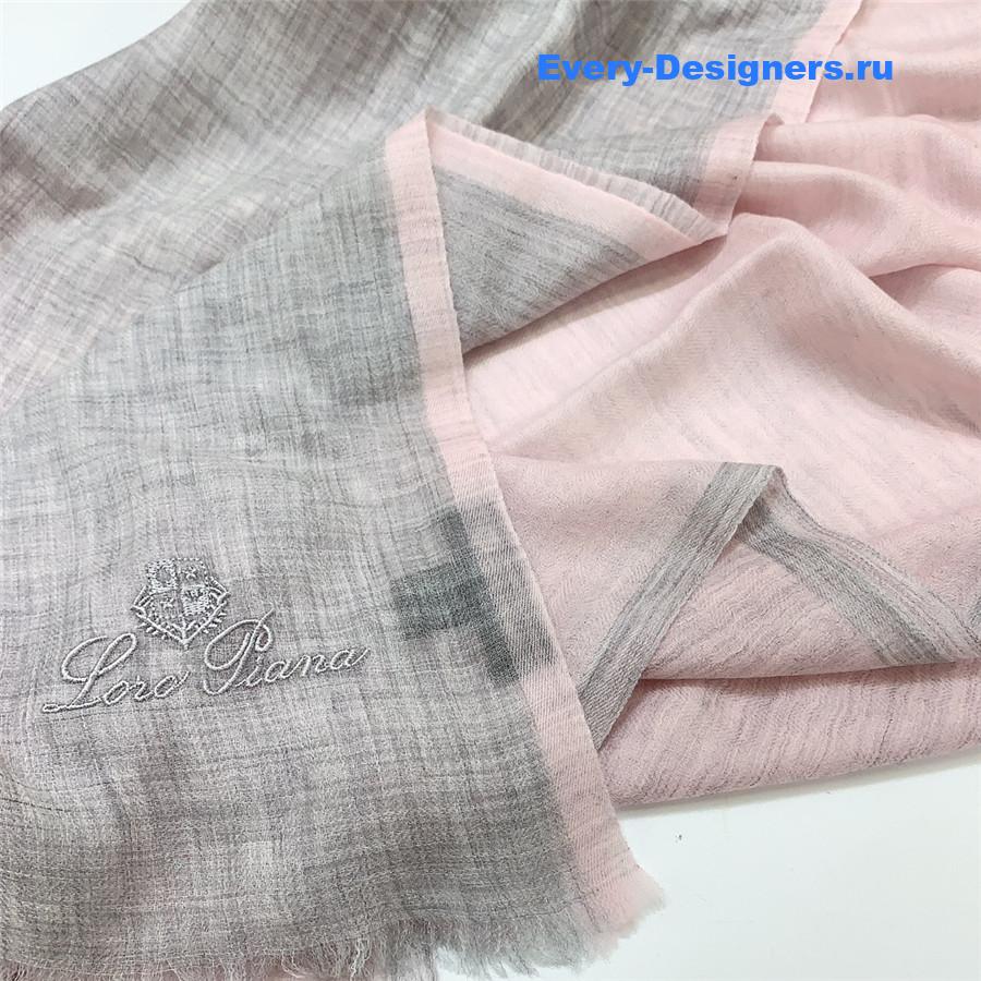 L0r0 P1ana ring velvet colorblock long scarf