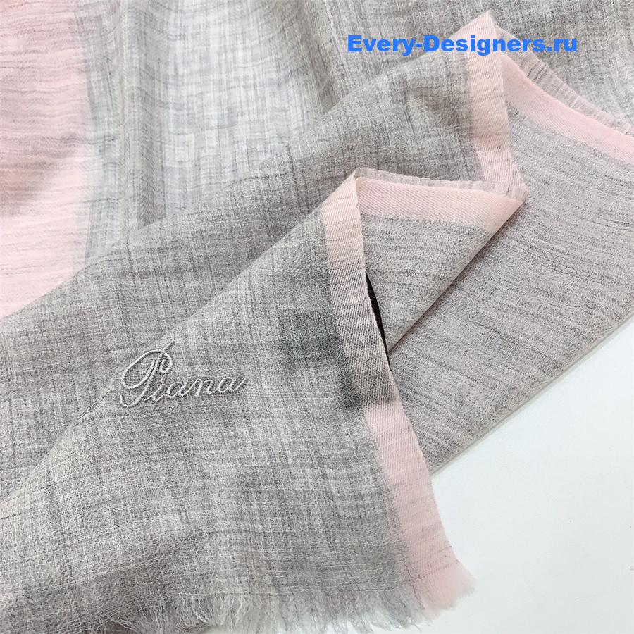 L0r0 P1ana ring velvet colorblock long scarf