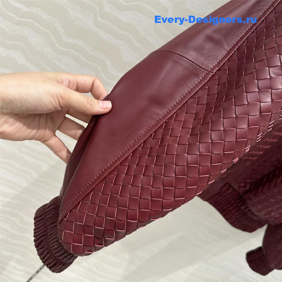 b0tt*ga Ven*ta woven vintage leather jacket