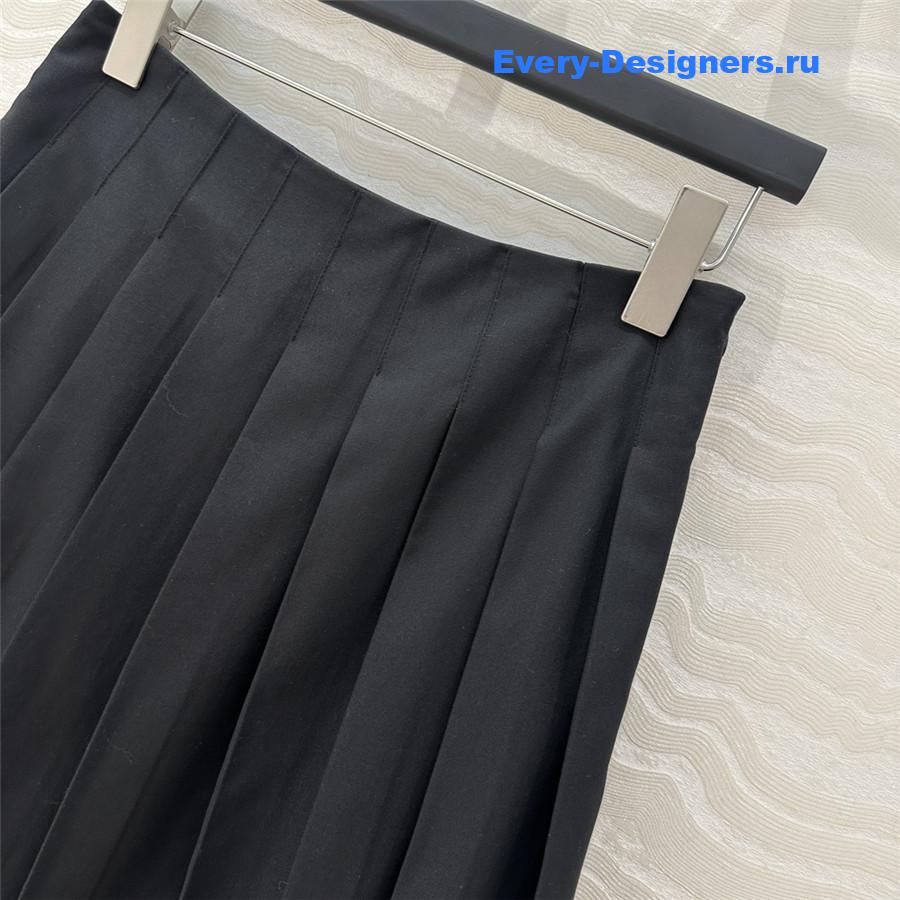 M1um1u pleated midi skirt