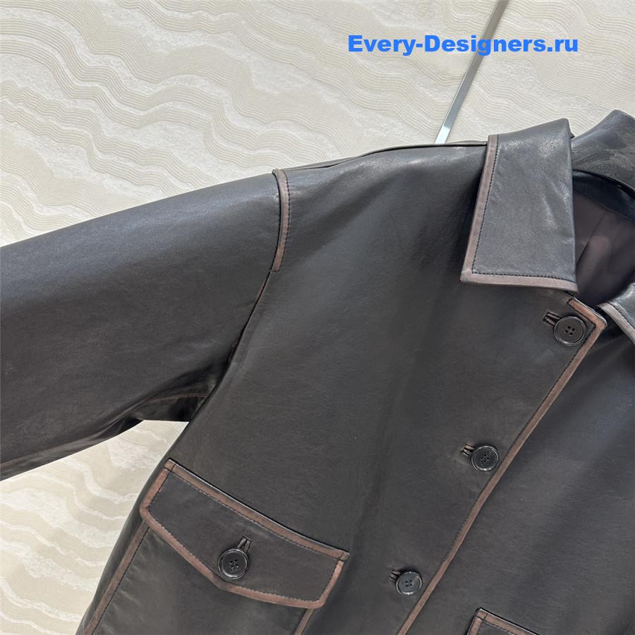 L0ew* leather jacket